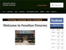 Tablet Screenshot of feneltonfirearms.com